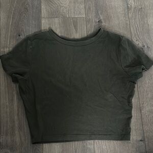 Target Green Crop T-Shirt